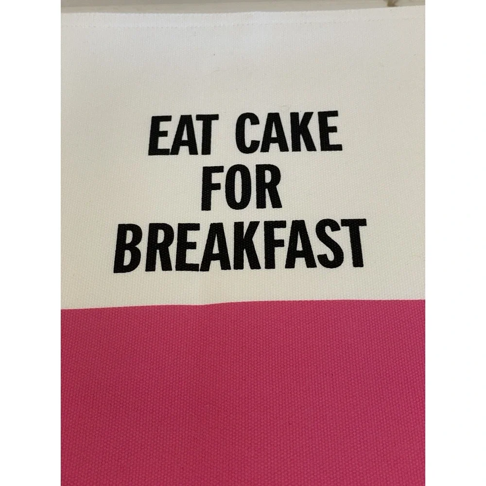 Kate Spade Eat Cake For Breakfast Pink Placemats‎ Set of 5 Cotton 13 x 9 New